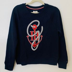 Gigi Hadid x Tommy Hilfiger crewneck logo top